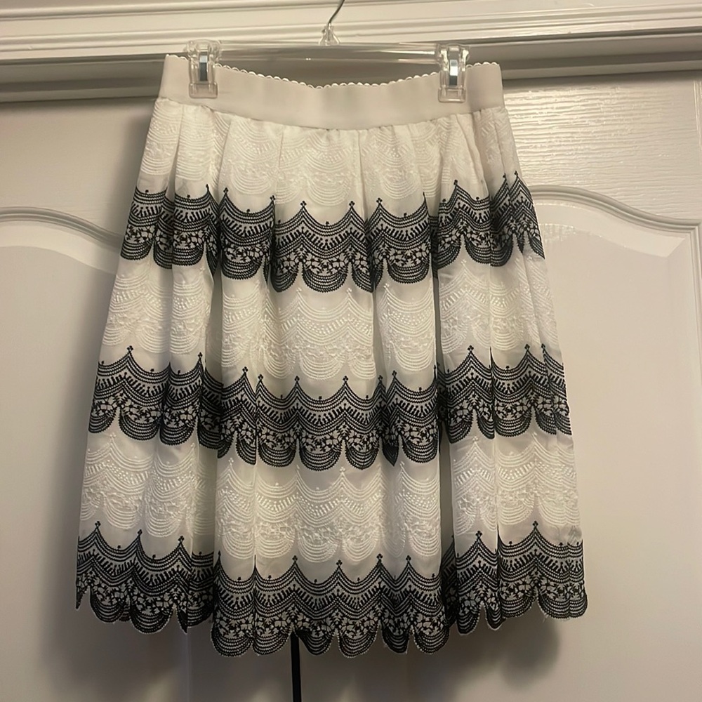 Black and white skirt
